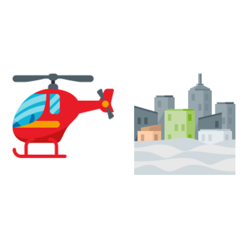 🚁🌁 Emoji Domain EmojiOne rendering